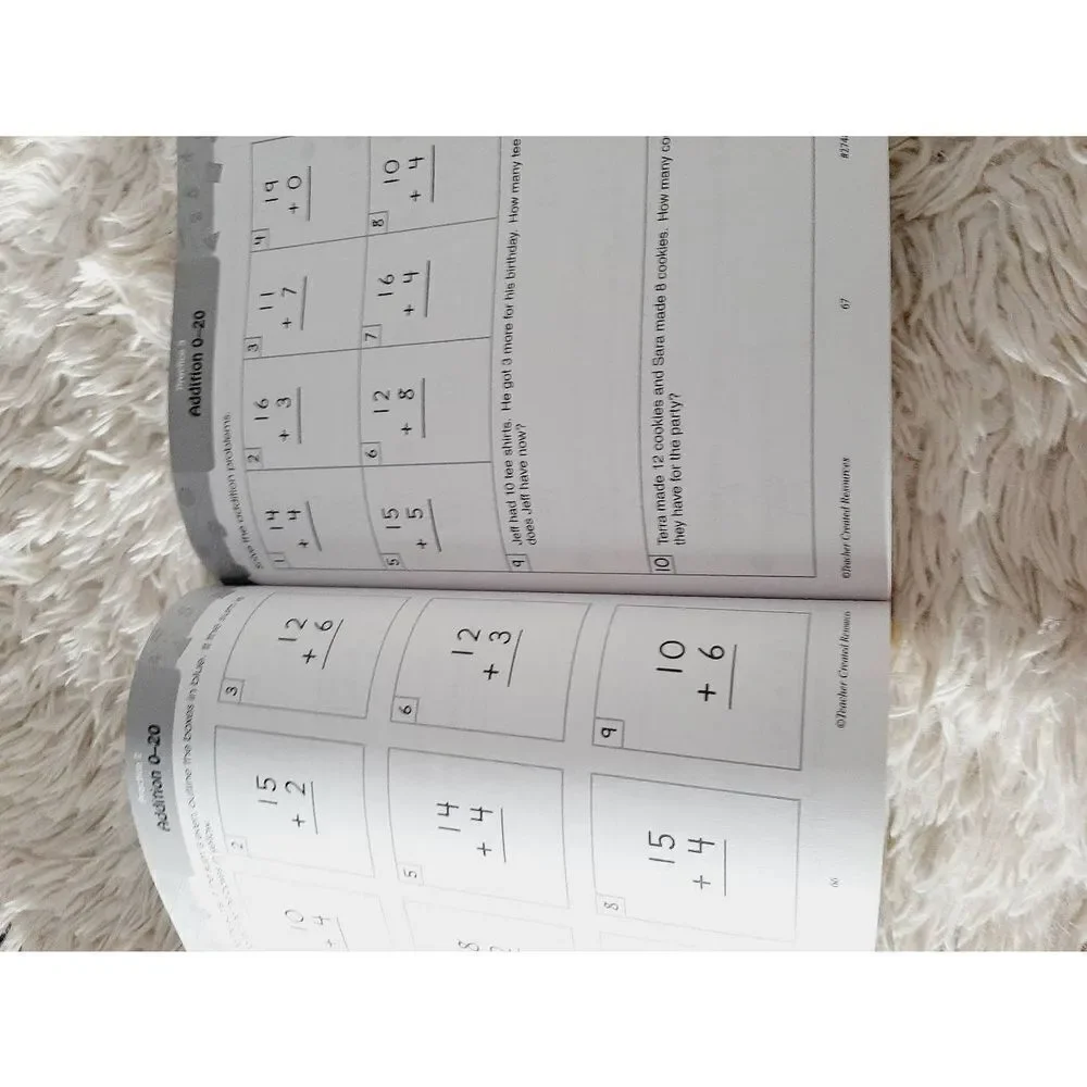 Common core Instant Math Practice grade 1 homeschool workbook NWT